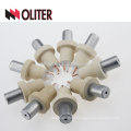 OLITER pt rh consumable immersion expendable top quality type s thermocouple for high temperature with 604 triangle tip